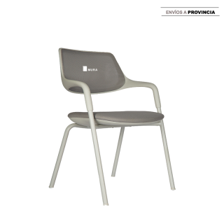 Silla Fija Praga Gris