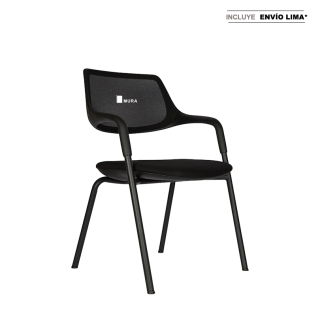 Silla Fija Praga Negro
