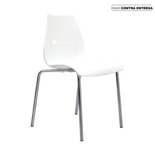 Silla Fija Brenda Blanco