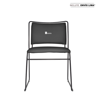 Silla Fija Tred Negro