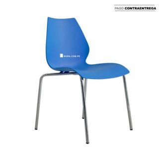 Silla Fija Brenda Azul