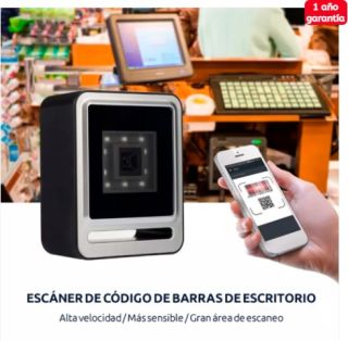 Lector de mesa omni código de barras 2D 1D YHD-9200D USB