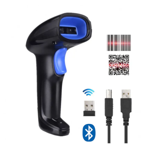 Lector código barras portátil Wireless/Bluetooth 2D 1D CMOS YHD-1100DB