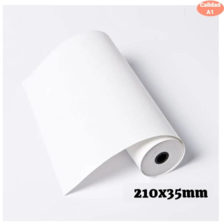 05 Rollos térmico 210x35mm A4