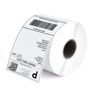 Rollo Etiquetas adhesivas térmico 100x150mm 1 columna