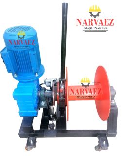 Winche con Moto Reductor de 10 HP | Capacidad de 800 KG