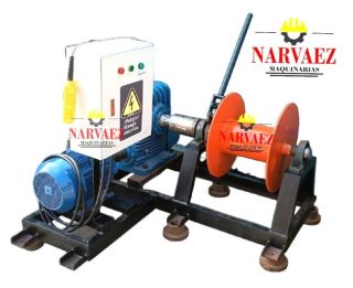 Winche con Moto Reductor de 25 HP | Capacidad de 2 Tonelada