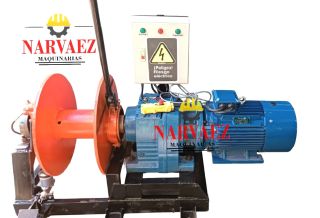 Winche con Moto Reductor de 20 HP | Coaxial | Capacidad de 1.5 Toneladas
