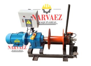 Winche con Moto Reductor COAXIAL de 15 HP | Capacidad 1 Tonelada