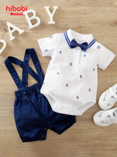 Conjunto bebé barquito con body  CODIGO 100248B