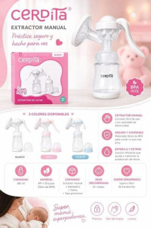 Extractor de leche materna manual codigo 100337 EXTL