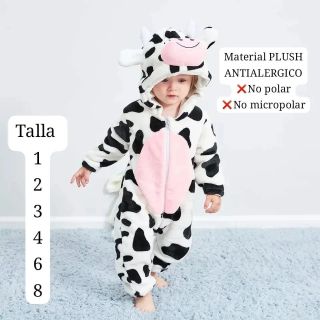 pijama enterizo vaca  antialergico codigo 100327v