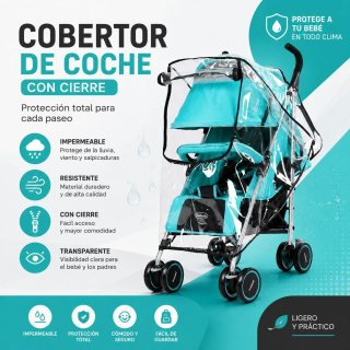 Cobertor de coche para lluvia universal código 100383