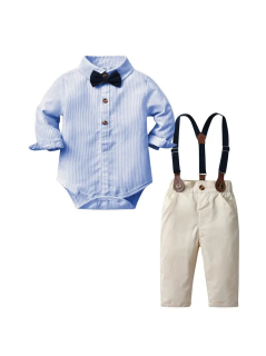 TERNO ELEGANTE  BODY RAYAS PANTALON BEIGE CODIGO 100507