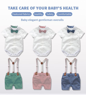 Ternito elegante  bebe body short  elegante codigo 100353