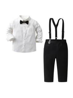 TERNO ELEGANTE TIRANTES COLOR NEGRO  CODIGO 100505