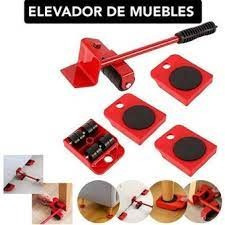 maquina para levantar objetos  - Ruedas para Mover Muebles Set de 5 piezas