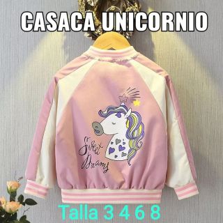 Hermosa casaca unicornio con forro importado de alta calidad suaves  codigo 100423