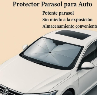 tapasol cobertor tipo paraguas auto enrollable 100383