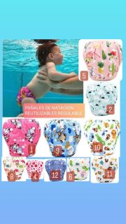 Pañal de Natación reutilizables lavables código 100091