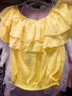 blusa amarilla rumbera