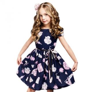 Vestido azul accesorios código 100075