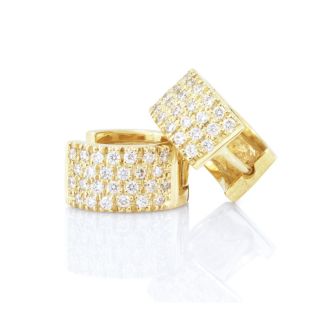 Argollas de Brillantes 3 hileras