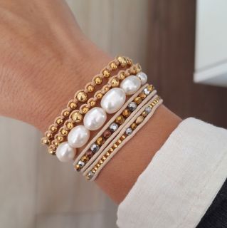 Pulsera perlas Big