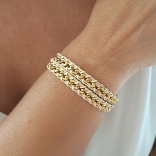 Pulsera cadena doble