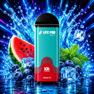 LIFE POD ECO 2 CARTUCHO 10K | MINT WATERBERRY