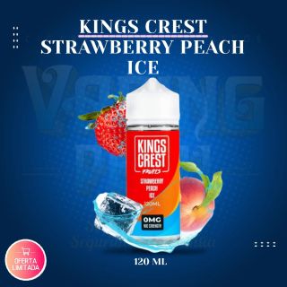 KINGS CREST | STRAWBERRY PEACH ICE | 120ML