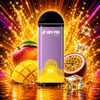 LIFE POD ECO 2 CARTUCHO 10K | PASSION MANGO ICE