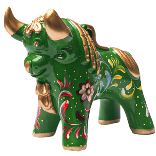 Torito de Pucará Floreado