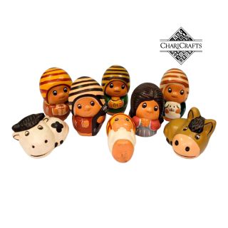 Nacimiento Abeja en Cerámica Ayacuchana