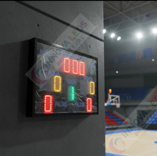 Mini Panel Marcador Multideportivo Cronometro Deportivo