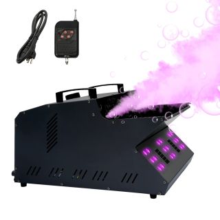 Maquina De Humo De Burbuja 3 En 1 Con Luces Led Multifunción