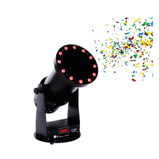 Maquina cañon Electrica Rgb Lanza Confeti  eventos fiesta Con Control Remoto