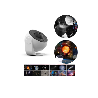 Proyector Galaxia De 12 Discos Lunar Planetario Sol Universo