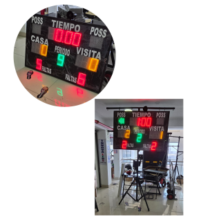 Panel Marcador Multideportivo Puntaje + Tripode Regulable