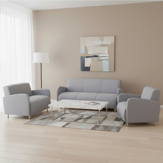 Juego de Sala Naomi 3-2-1 Gris