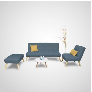 Juego de Sala Priego 3-1 +Banqueta A-Acero