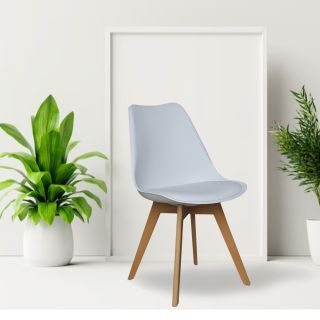 Silla Adrienne Blanco