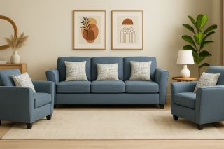 Juego de Sala Adelaine 3-1-1 A-acero