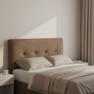 Cabecera Boutons 2plz Marron