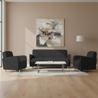 Juego de Sala Naomi 3-1-1 Negro