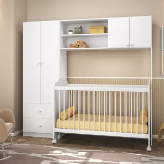 Cuna Dulzura C/ruedas + Closet