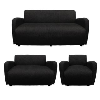 Juego de Sala Napoli 3-2-1 S-Negro