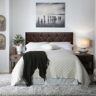 Cabecera Diamond 2plz Marron