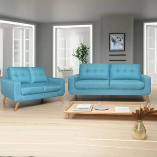 Juego de Sala Rohan 3-2 Turquesa