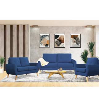 Juego de Sala Carmina 3-2-1 A-Azul